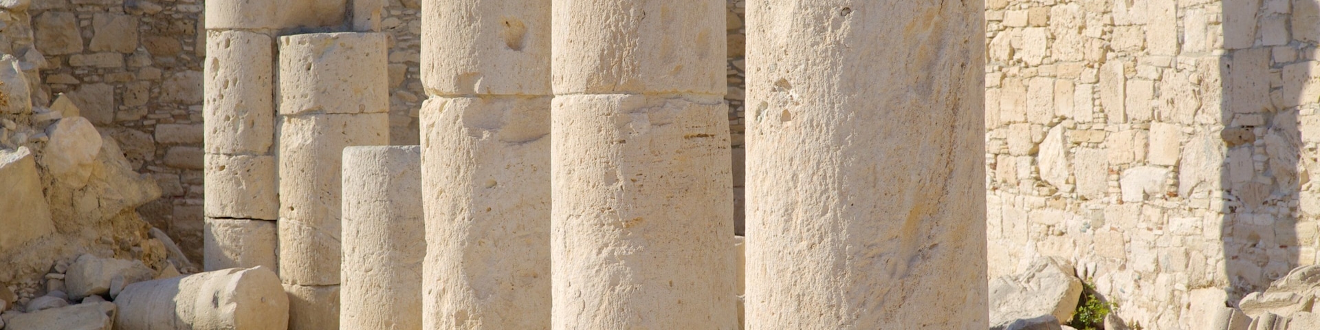 Amathus Ruins featuring heritage architecture and building ruins