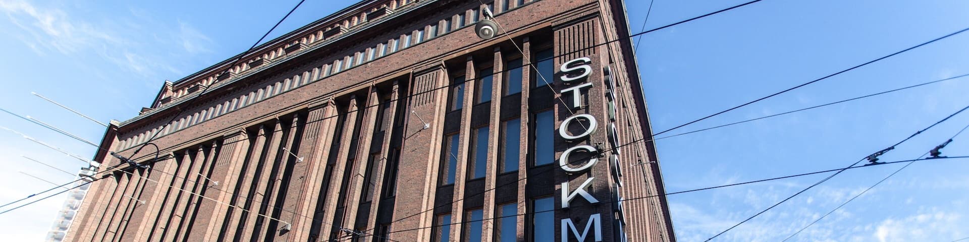 Stockmann featuring signage and heritage architecture