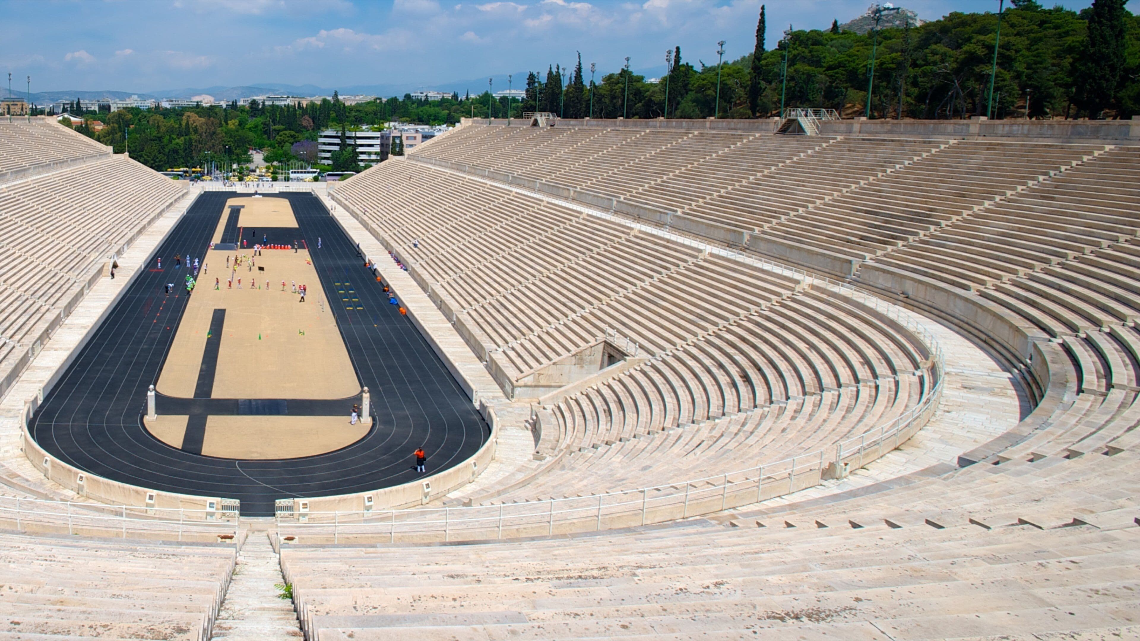 Panathenaic Stadium featuring a sporting event