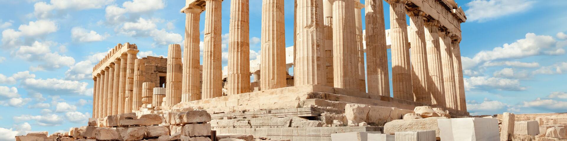 Parthenon on the Acropolis hill in Athens, Greece