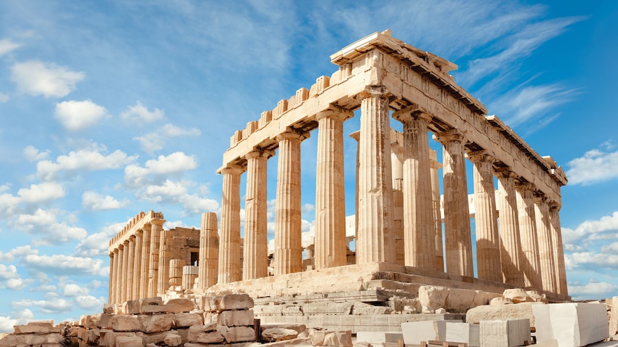 Parthenon on the Acropolis hill in Athens, Greece