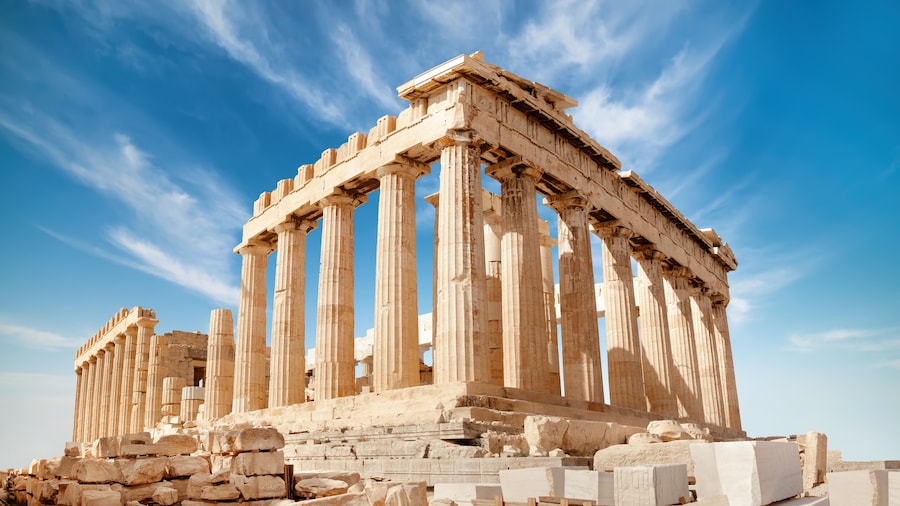 Parthenon on the Acropolis in Athens, Greece
