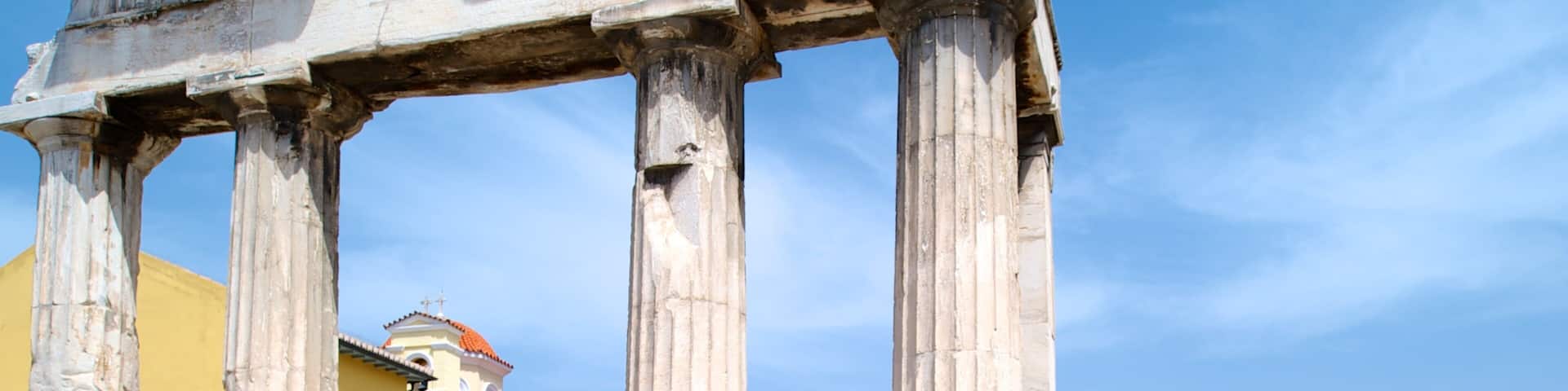 Roman Agora featuring a ruin and heritage elements