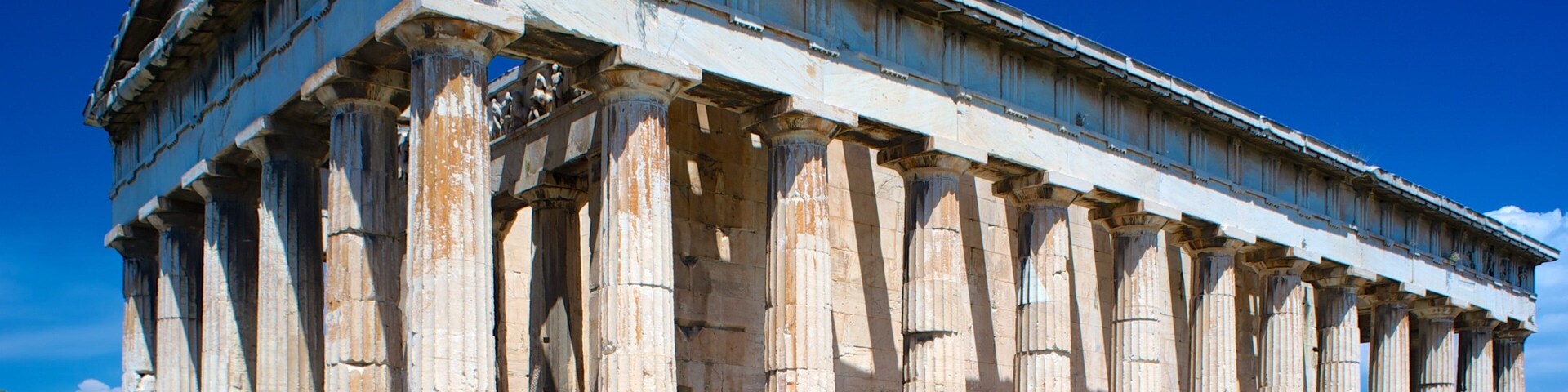 Temple of Hephaestos which includes heritage architecture, heritage elements and a temple or place of worship