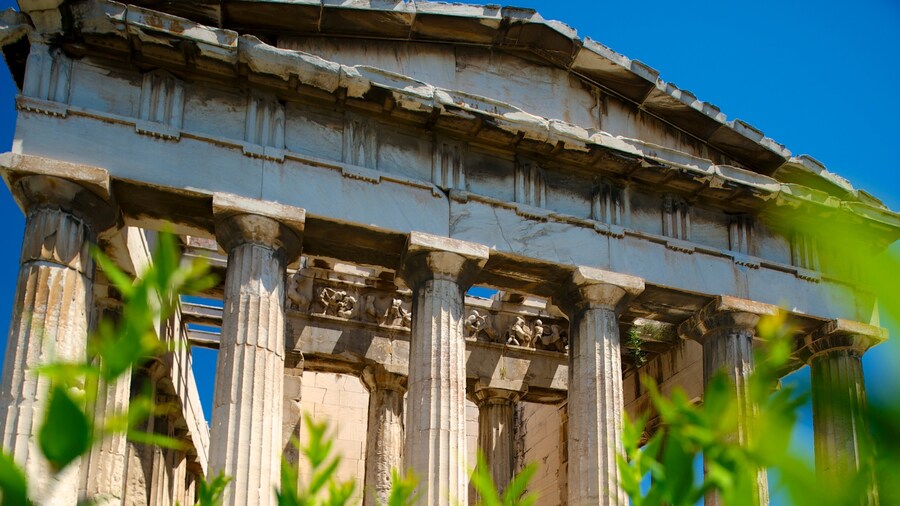 Temple of Hephaestos showing heritage architecture and a temple or place of worship