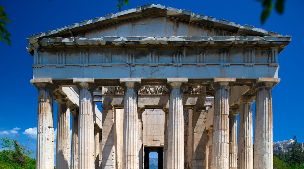 Temple of Hephaestos featuring heritage elements, heritage architecture and a temple or place of worship