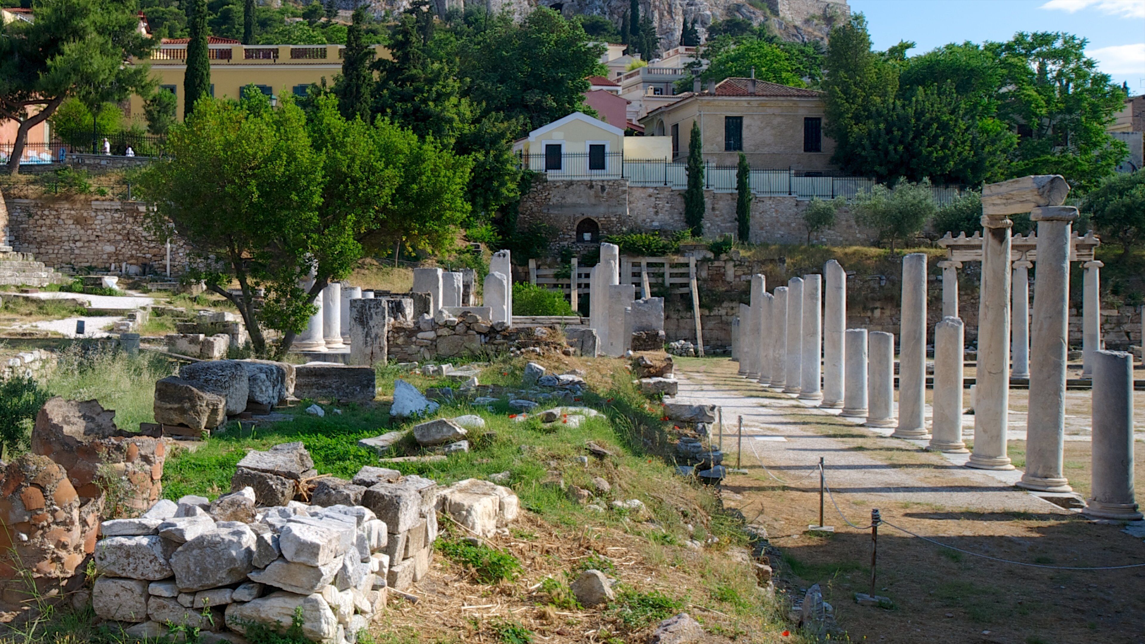 Tower of the Winds which includes heritage elements, a city and building ruins