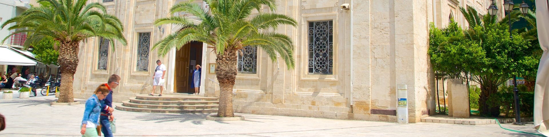 St. Titus Church which includes religious elements, street scenes and a square or plaza