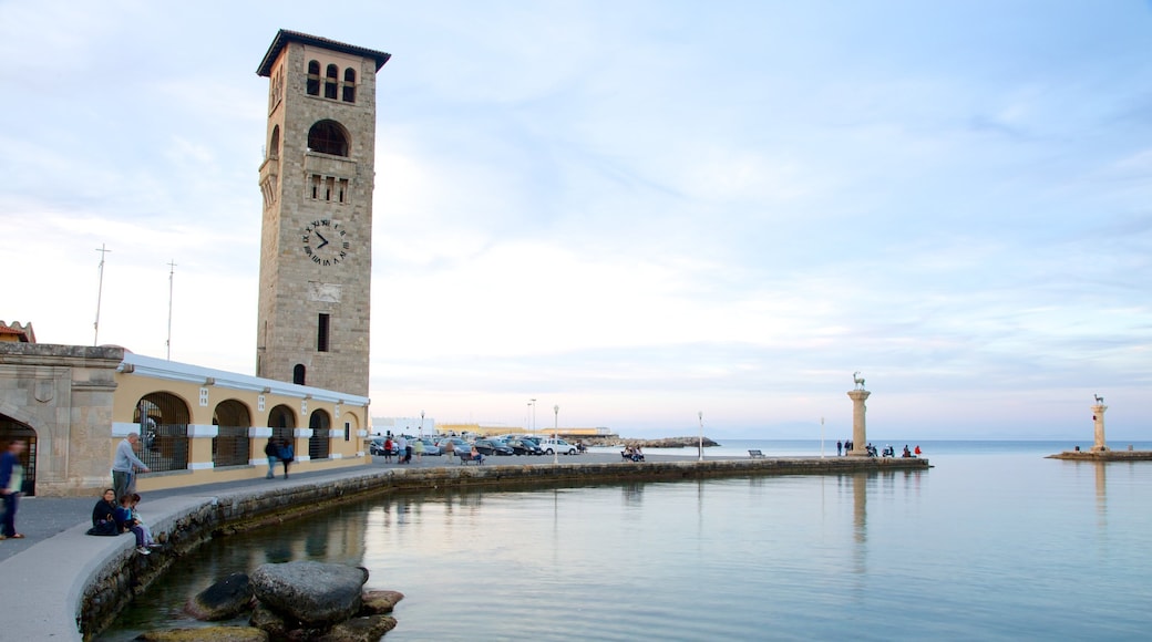 Havneporten som inkluderer bukt eller havn