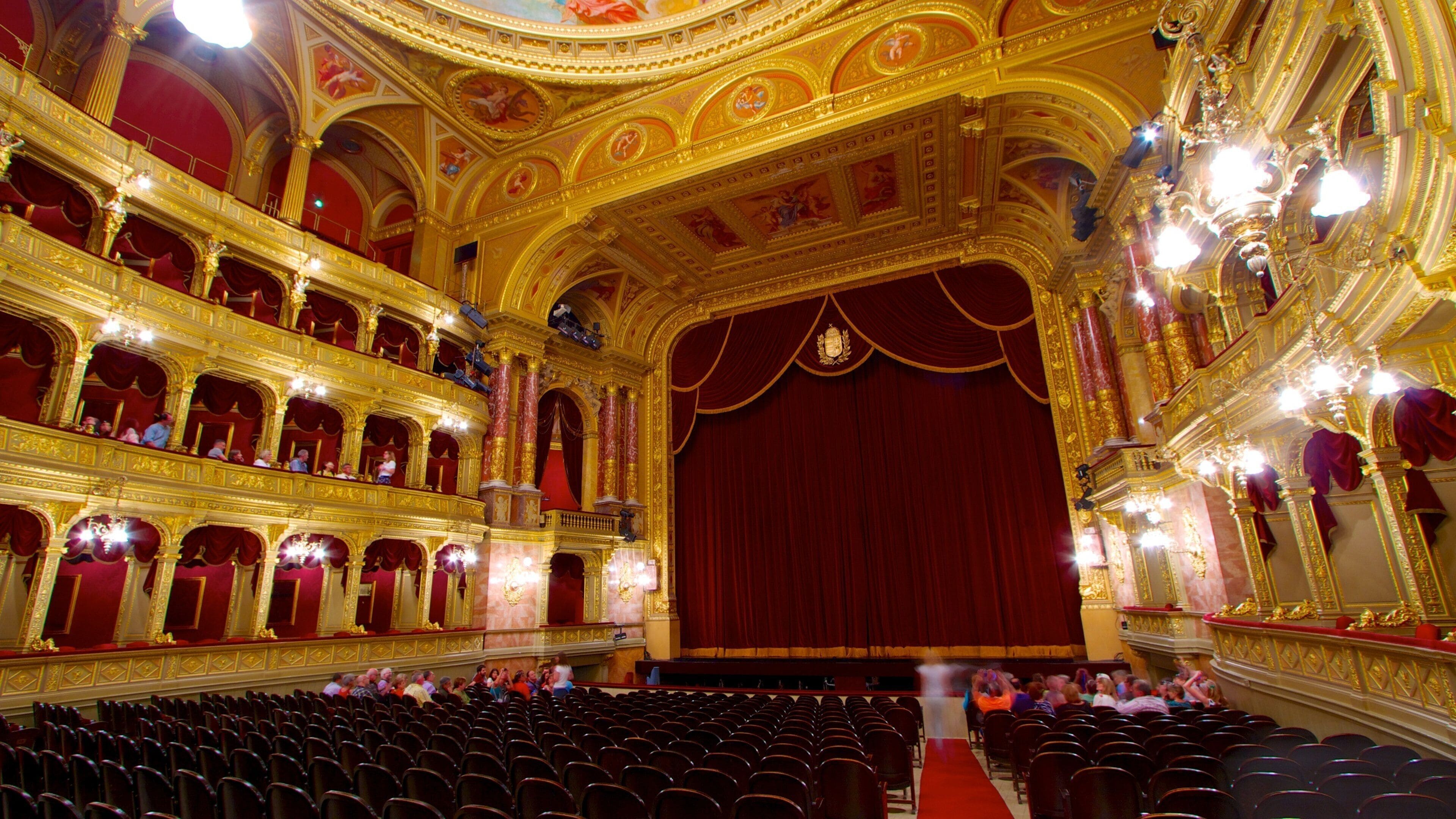 Hongaars Staatsoperahuis bevat theaters en interieur