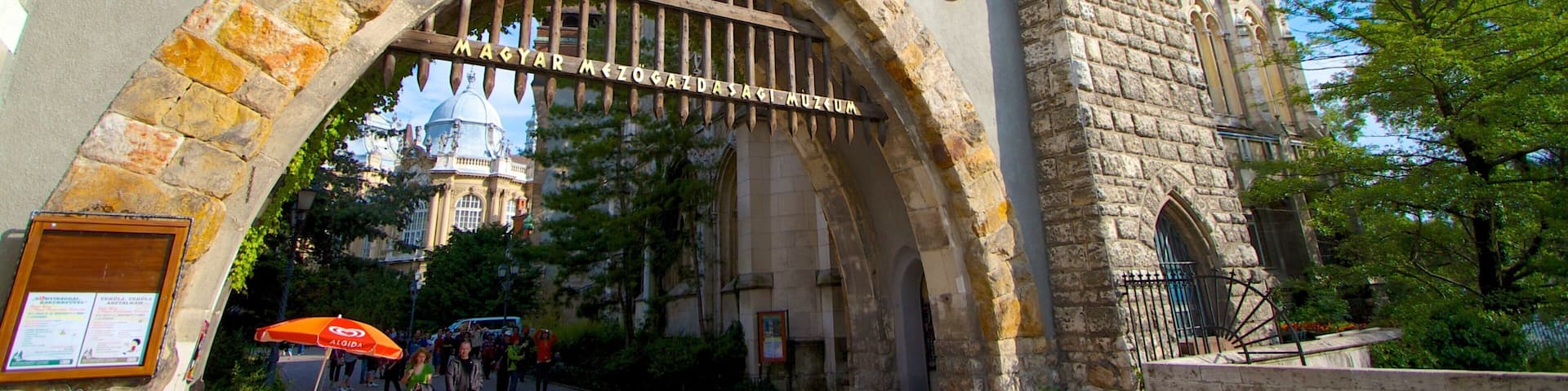 Vajdahunyad Castle showing a castle and heritage architecture