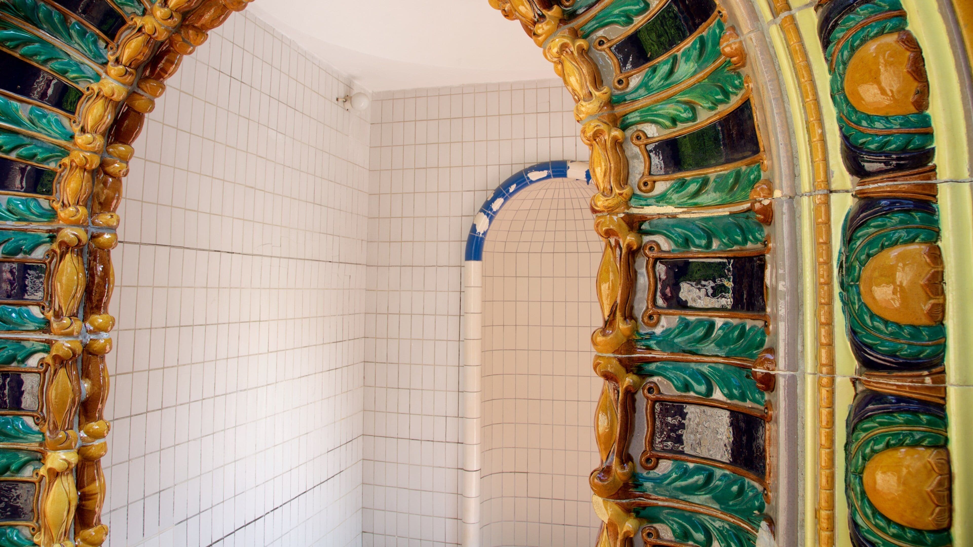 Gellert Thermal Baths and Swimming Pool featuring a day spa and interior views