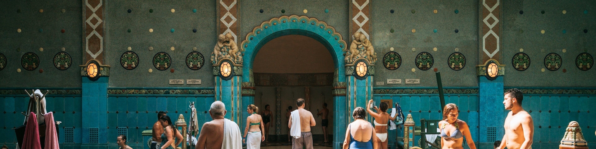 Gellert Thermal Baths and Swimming Pool which includes interior views, a pool and swimming