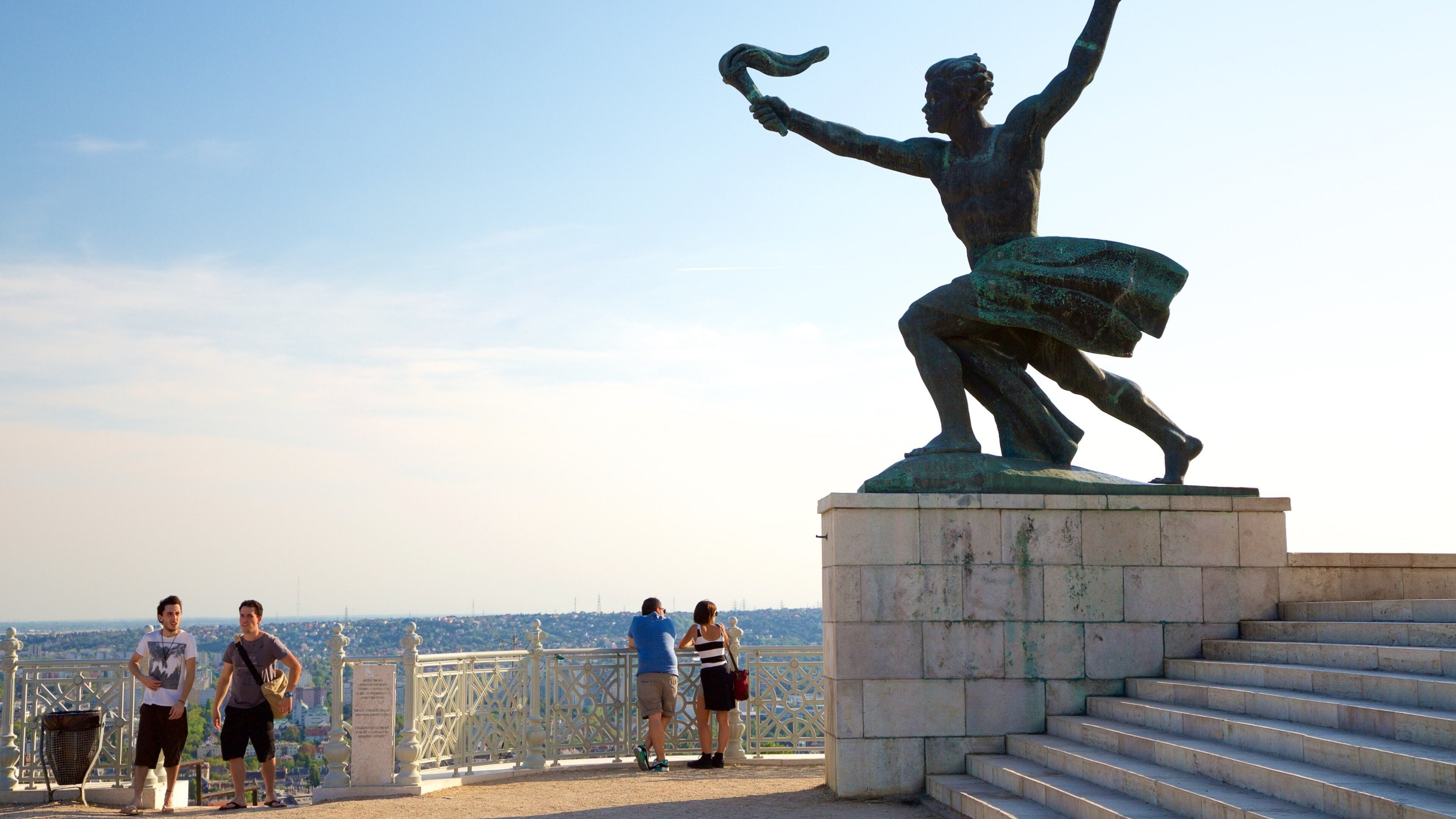 Liberty Statue featuring views, a statue or sculpture and a monument