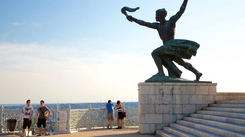 Liberty Statue featuring views, a statue or sculpture and a monument