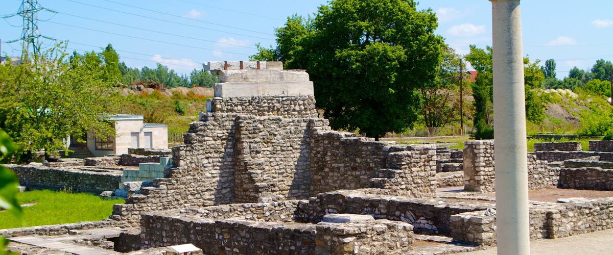 Museo y jardín de ruinas Aquincum que incluye una ruina