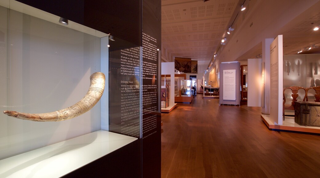 아이슬란드 국립박물관 을 보여주는 실내 전경