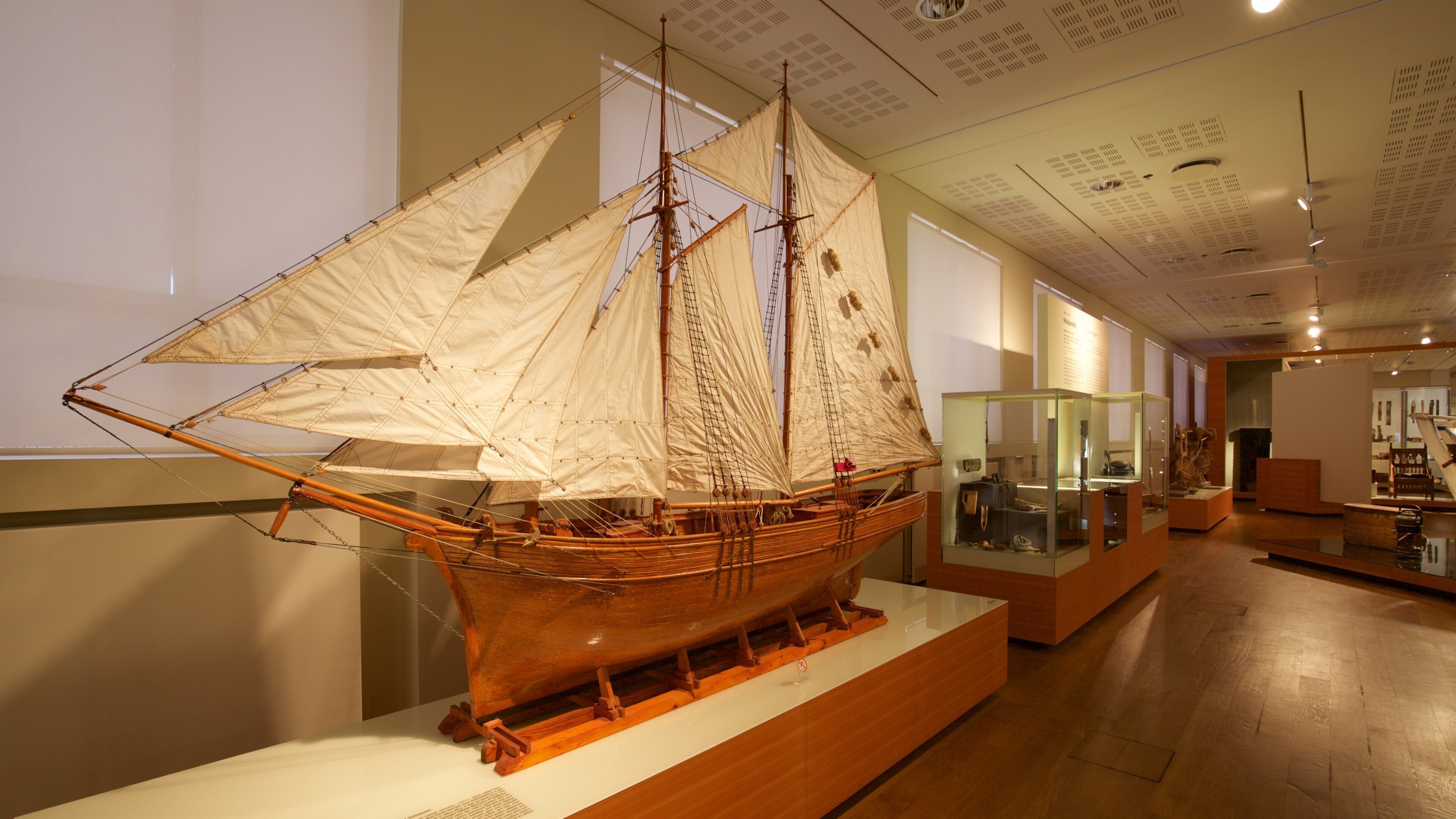 Islands Nationalmuseum som viser interiør