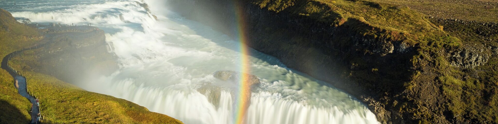 Gullfoss ("Golden Falls") is one of the most popular tourist attractions in Iceland. Together with Thingvellir and the geysers of Haukadalur, Gullfoss forms part of the Golden Circle, a popular day excursion for tourists in Iceland.
#River #Nature