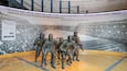NCAA Hall of Champions showing a statue or sculpture
