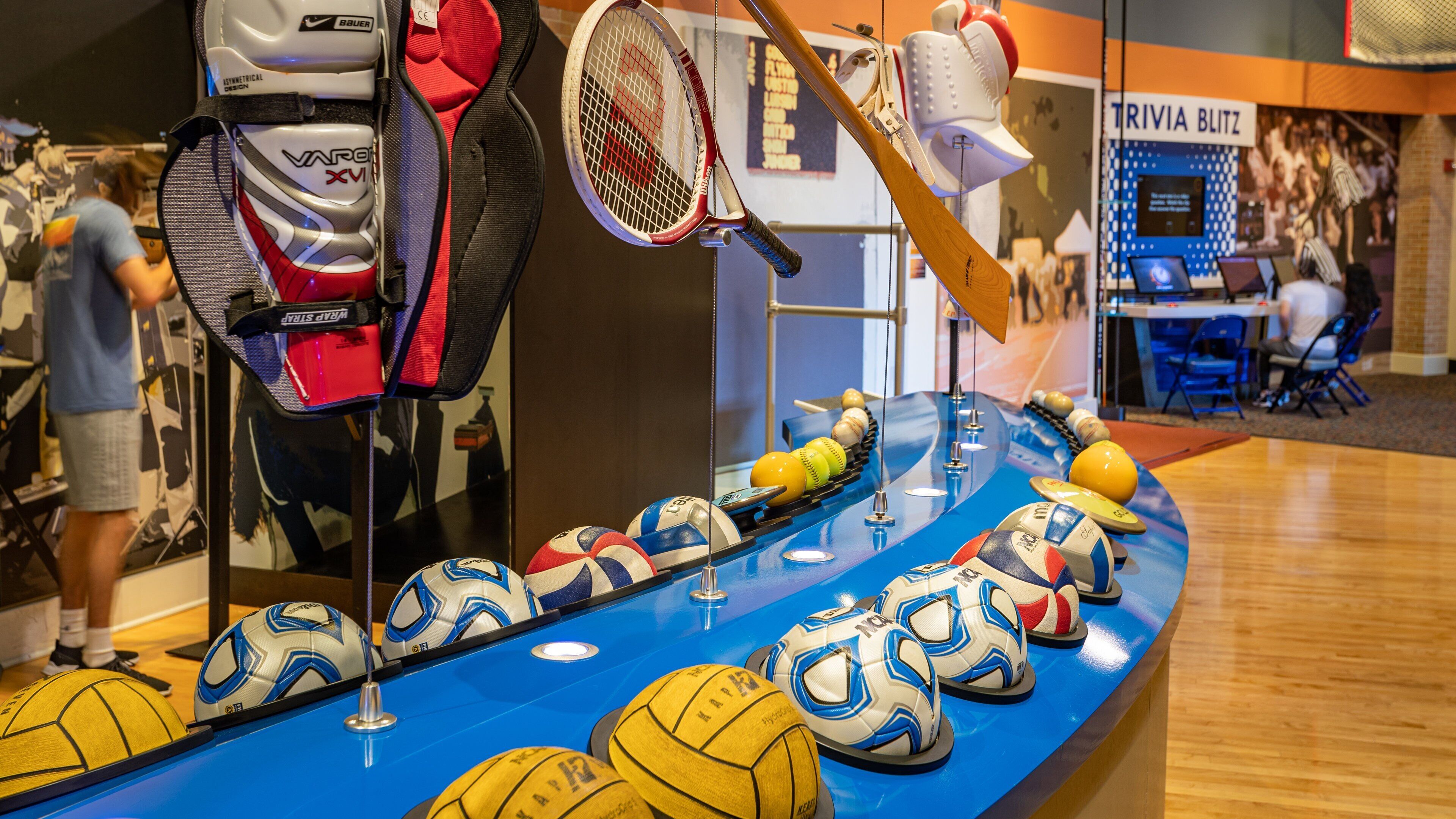 NCAA Hall of Champions which includes interior views