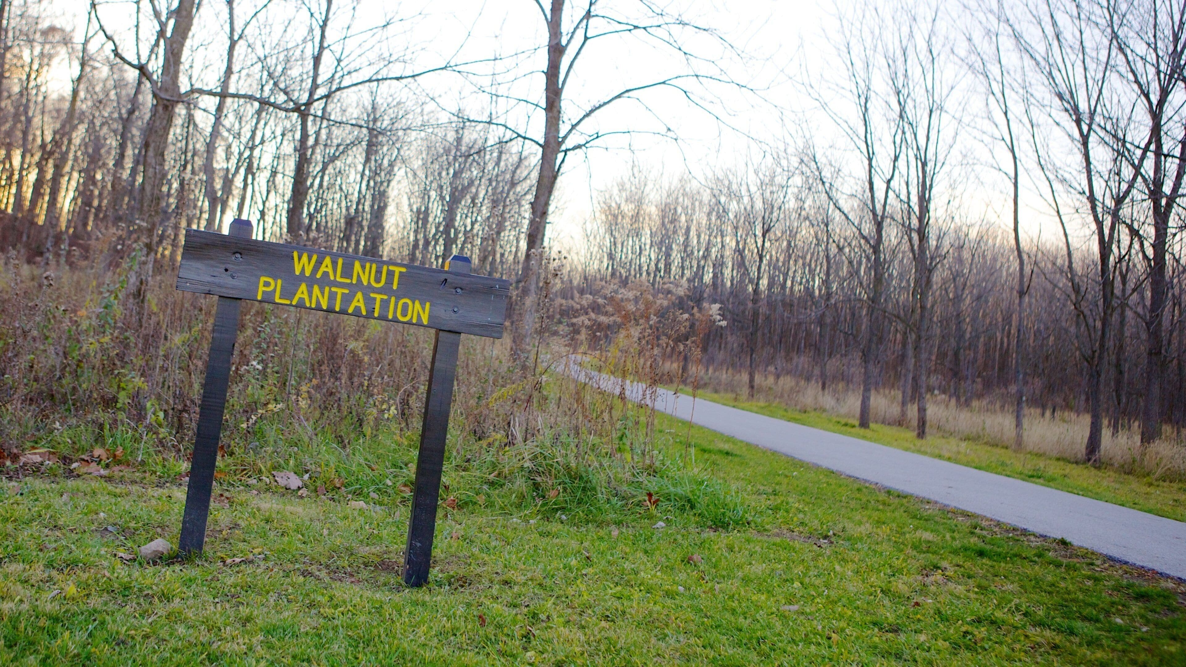 フォート ハリソン州立公園 表示 庭園, 静かな風景 と 標識