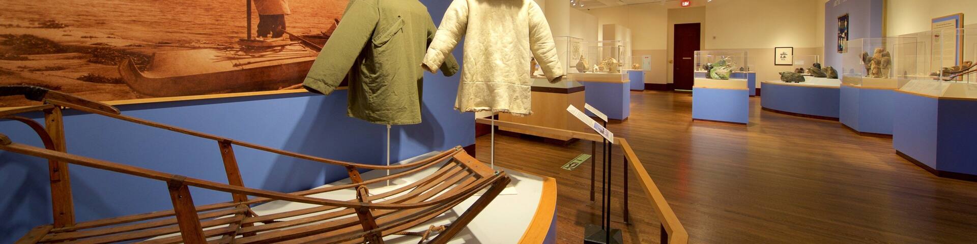 Eiteljorg Museum of American Indians das einen Innenansichten