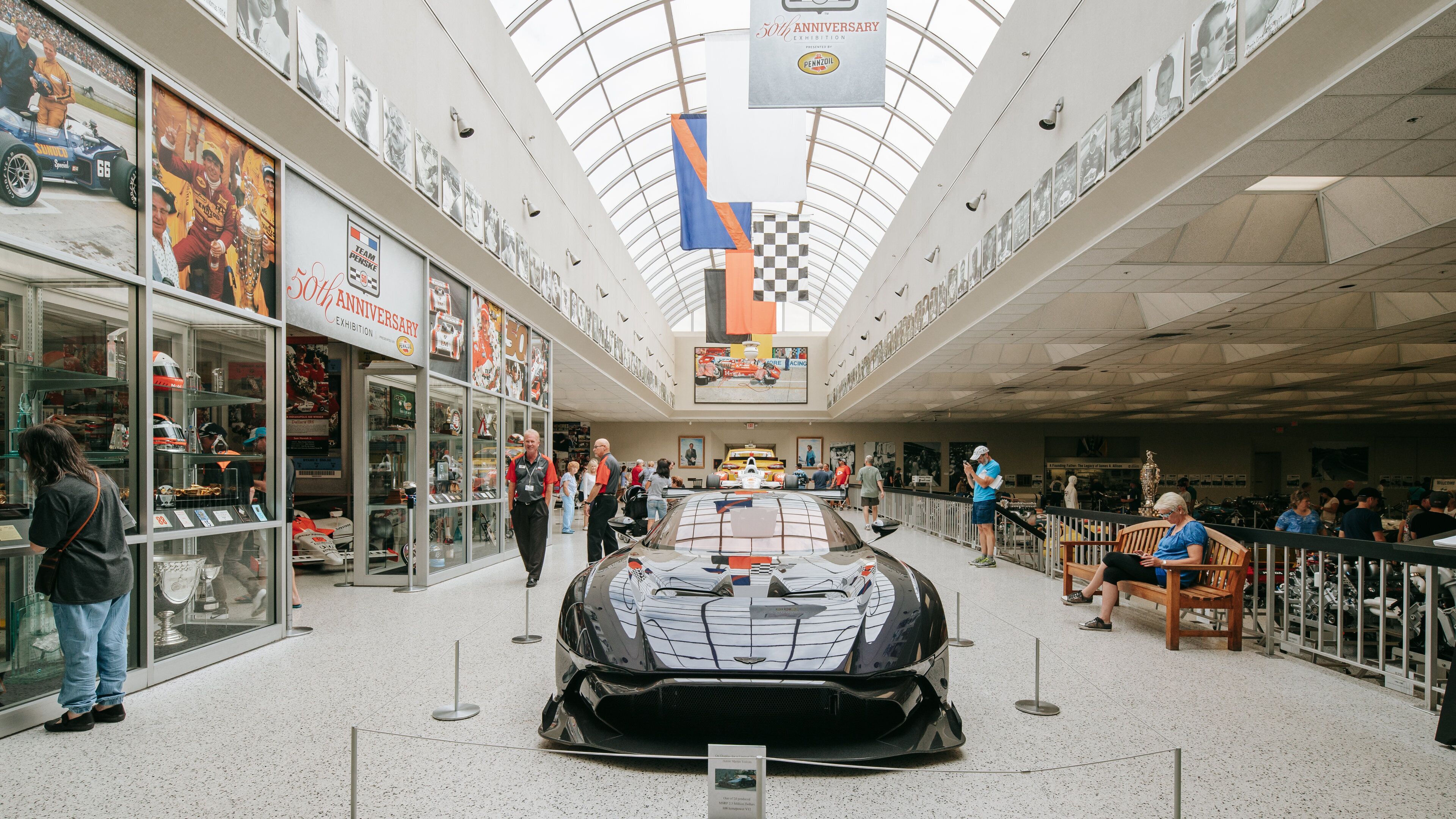 Indianapolis Motor Speedway featuring interior views