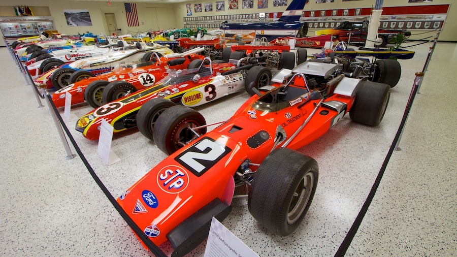 Indianapolis Motor Speedway showing interior views