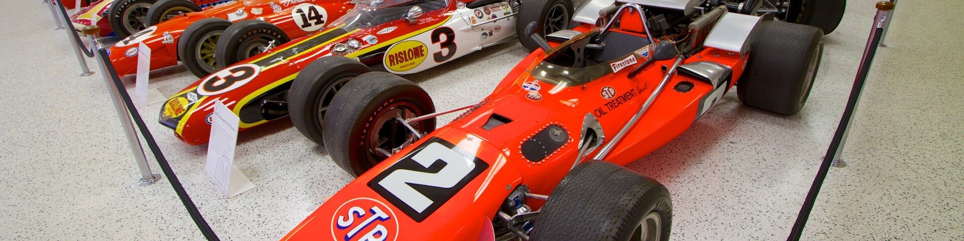 Indianapolis Motor Speedway showing interior views
