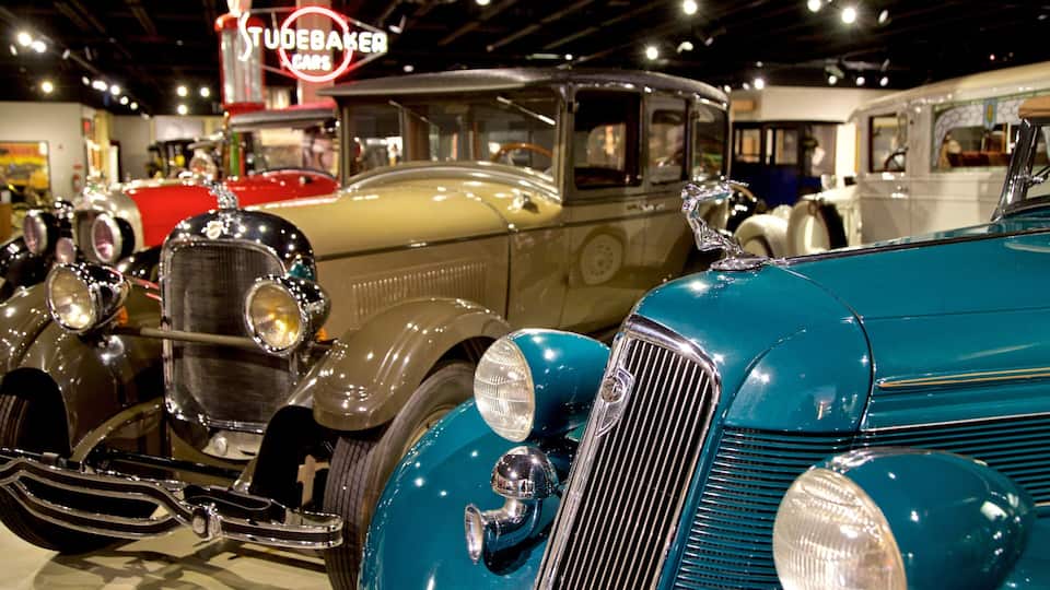 Studebaker National Museum which includes interior views and heritage elements