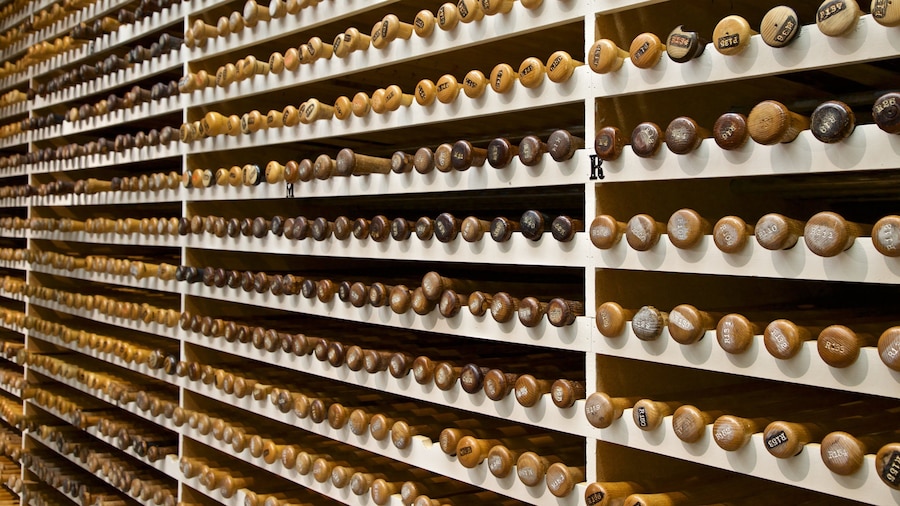 Louisville Slugger Museum which includes interior views