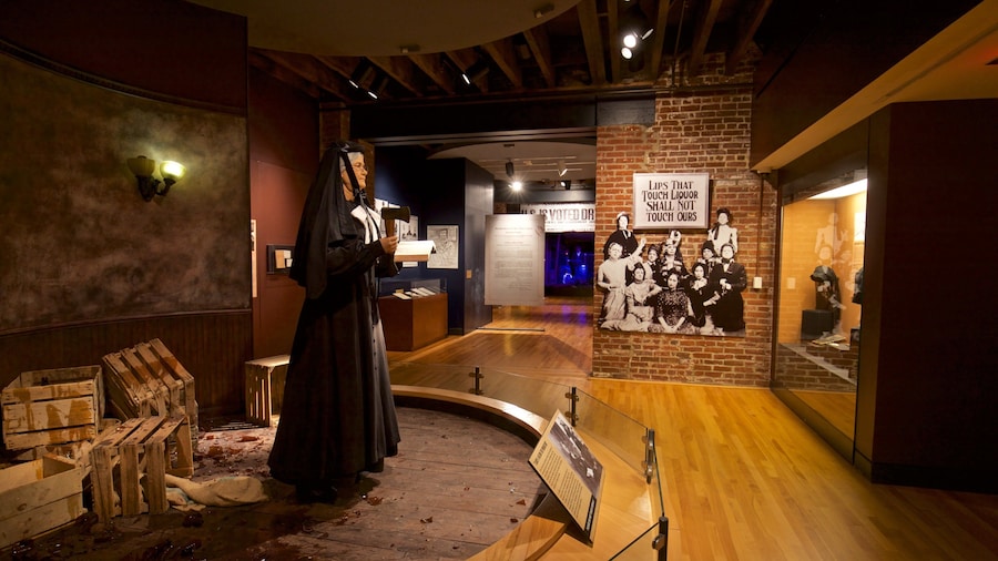 Frazier International History Museum som viser interiør