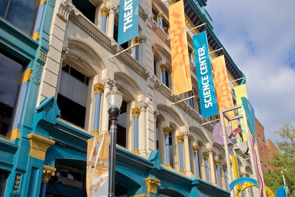 Louisville Science Center showing signage
