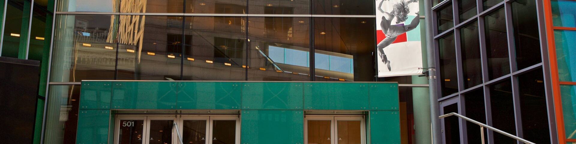 Kentucky Center for the Performing Arts showing signage