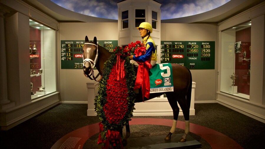Kentucky Derby Museum mostrando vistas interiores
