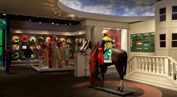 Kentucky Derby Museum featuring interior views