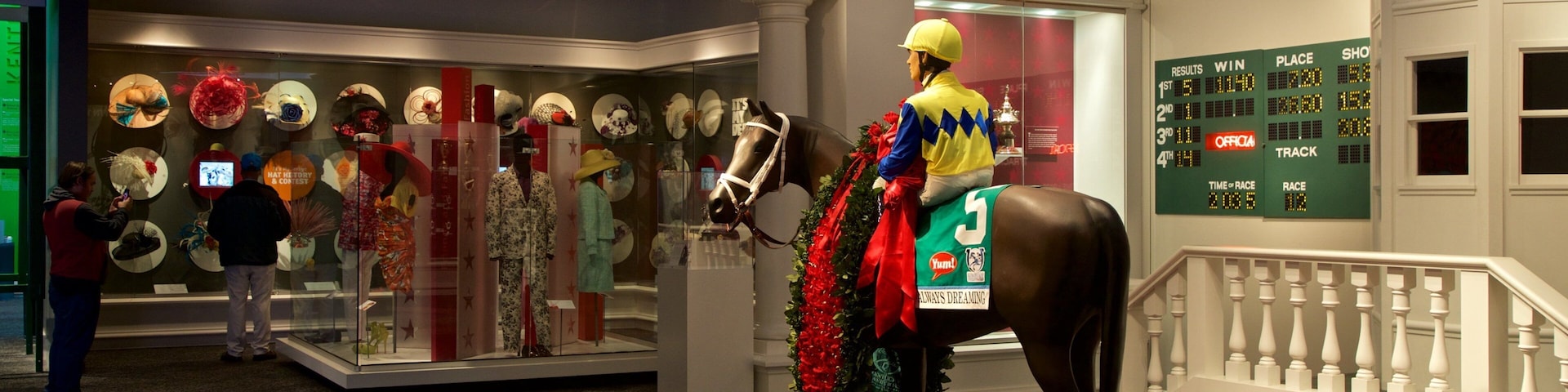 Kentucky Derby Museum showing interior views