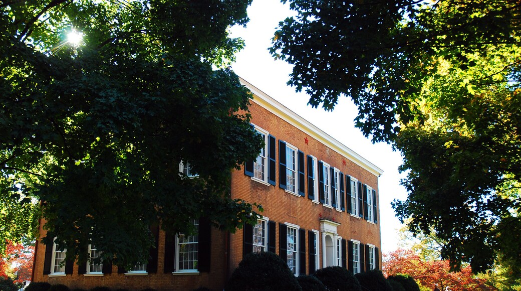 Federal Hall, the home that inspired Stephen Foster's song My Ol Kentucky Home, now sits in a state park in Kentucky