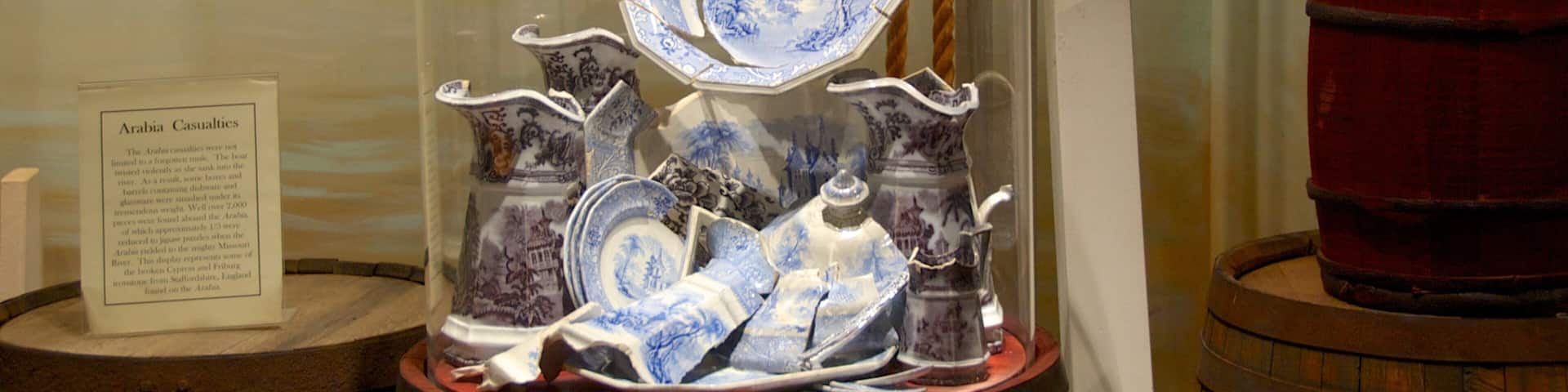 Arabia Steamboat Museum ofreciendo vistas interiores