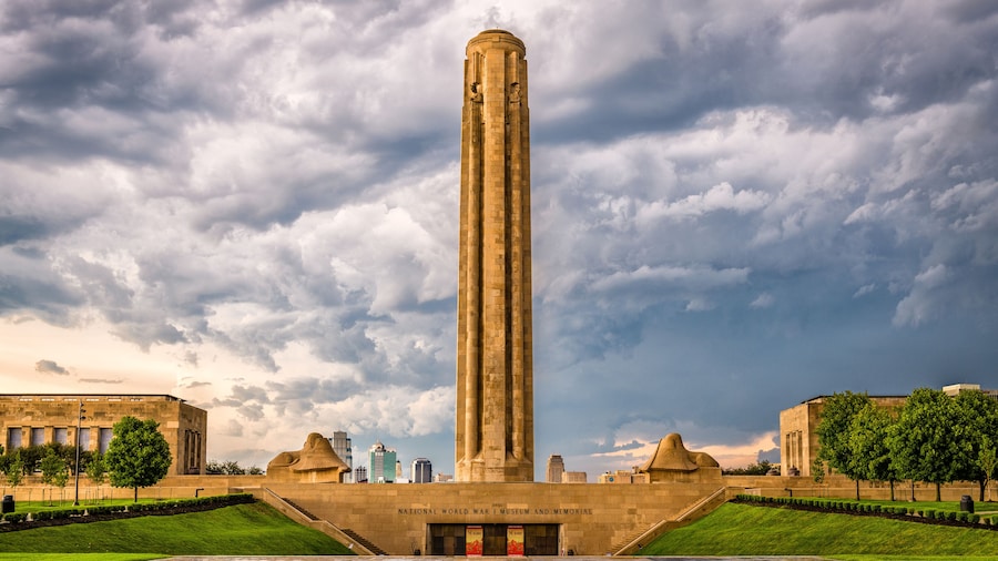KANSAS CITY, MISSOURI - AUGUST 28, 2018: The National World War I Museum and Memorial in Kansas City.