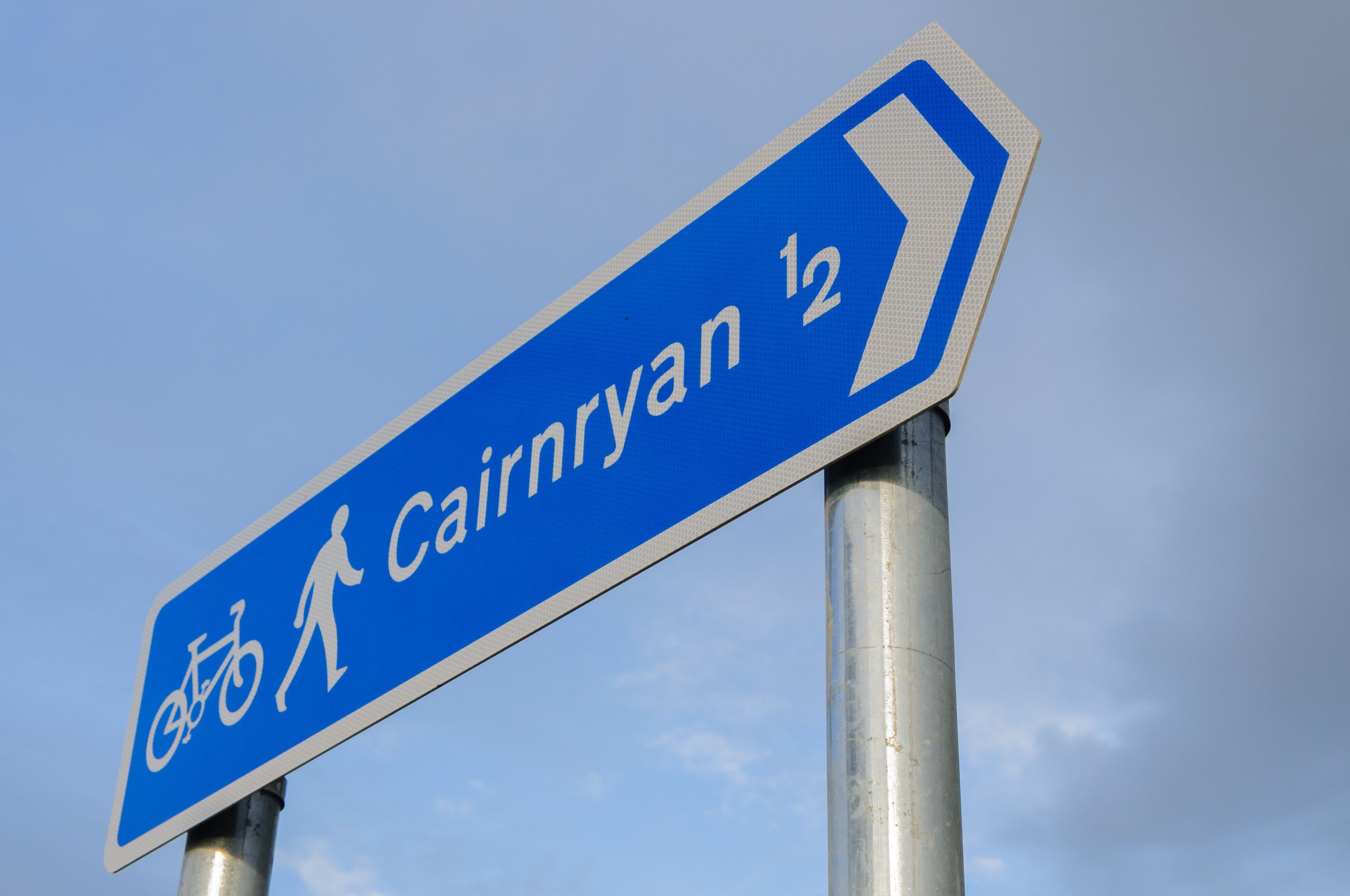 Roadsign to Cairnryan village