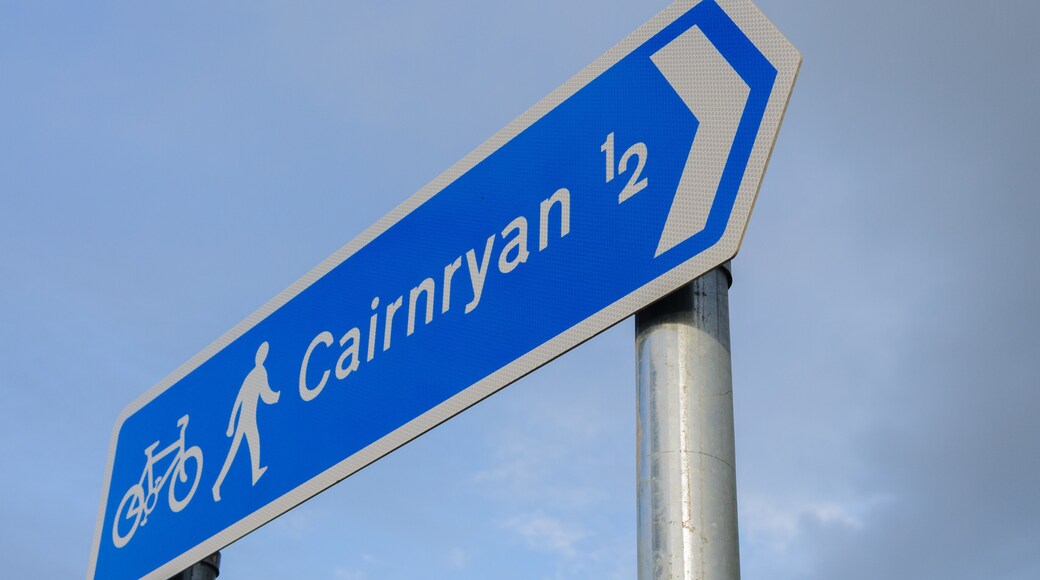 Roadsign to Cairnryan village