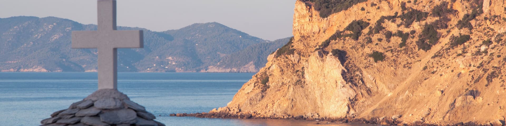 Skopelos (Greek: ÎŁÎșÏÏΔλοÏ) is a Greek island in the western Aegean Sea. Skopelos is one of several islands which comprise the Northern Sporades island group, which lies east of the Pelion peninsula on the mainland and north of the island of Euboea. It is part of the Thessaly region.