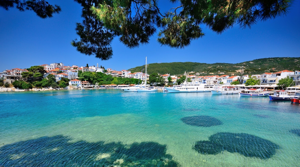 SkIathos town, Greece
