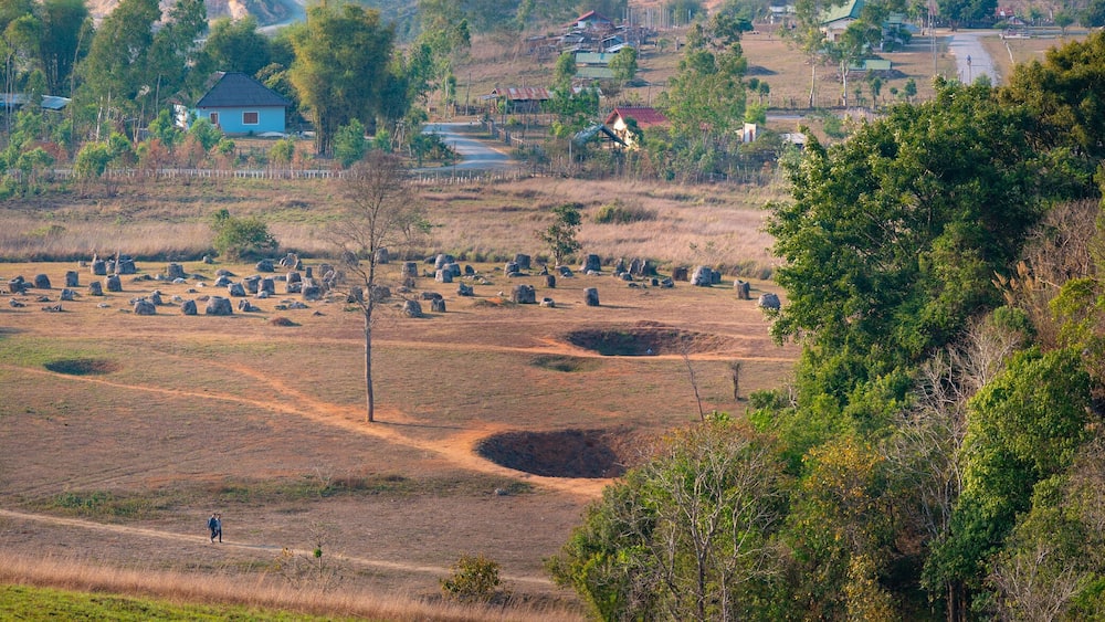 Plain of Jars in northern Laos