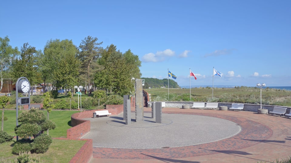 Promenade im Ostseebad Baabe auf der Insel Rügen,MVP,Deutschland