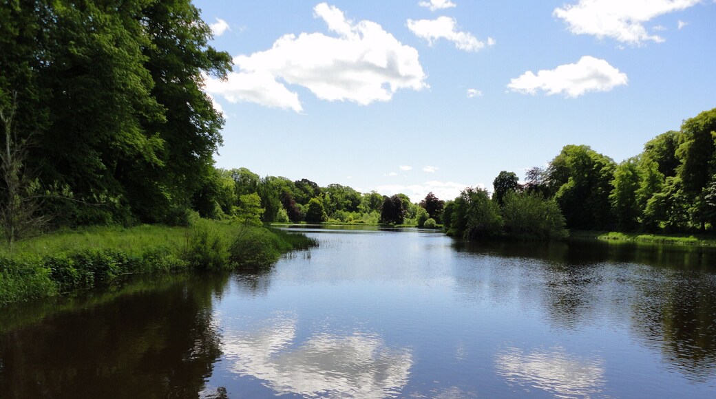 took this when we were in Scotland. like how the clouds reflect in the water. #blue
