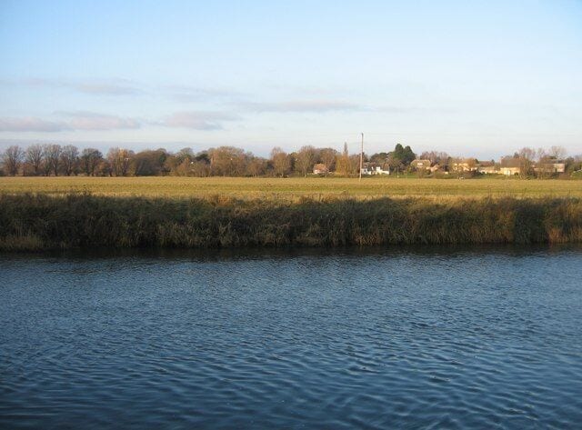 View across the River Great Ouse towards Holywell