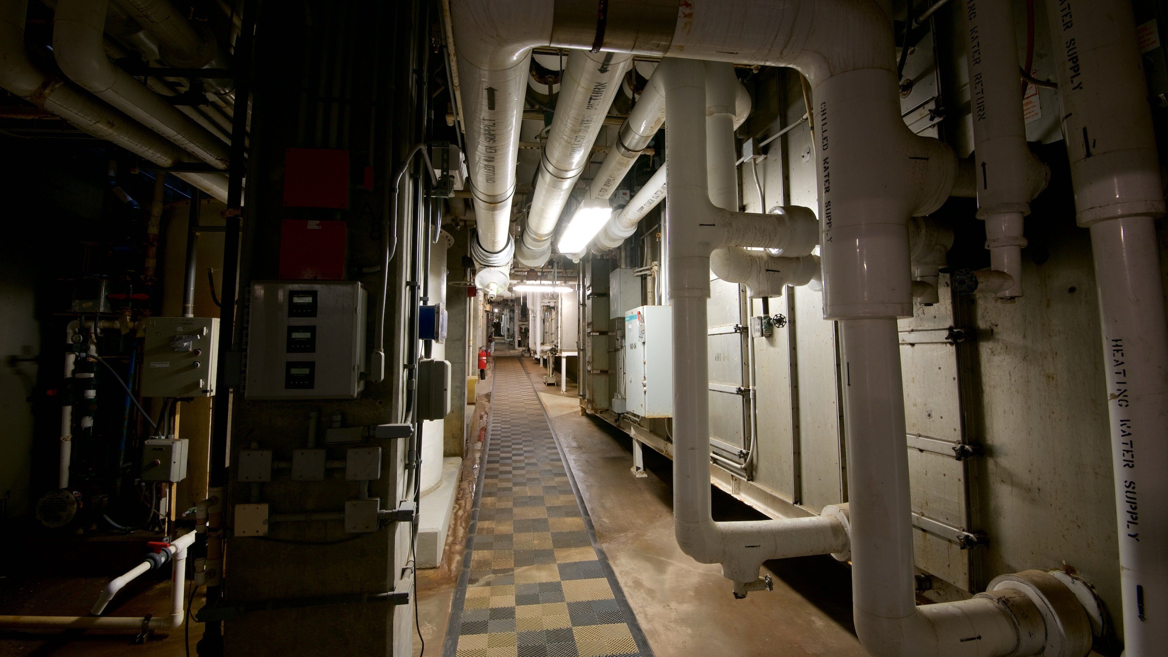 Biosphere 2 showing interior views